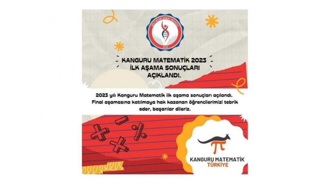 2023 Yılı Kanguru Matematik İlk aşama sonuçları açıklandı.