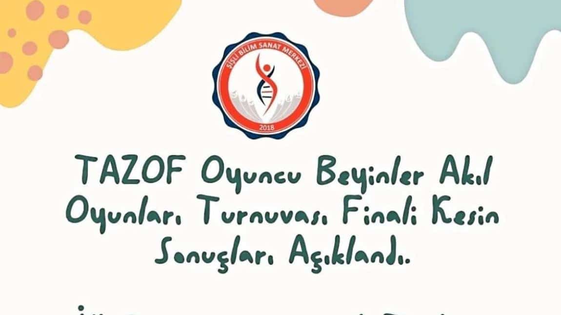 TAZOF Oyuncu Beyinler Akıl Oyunları Turnuvası Türkiye finali 