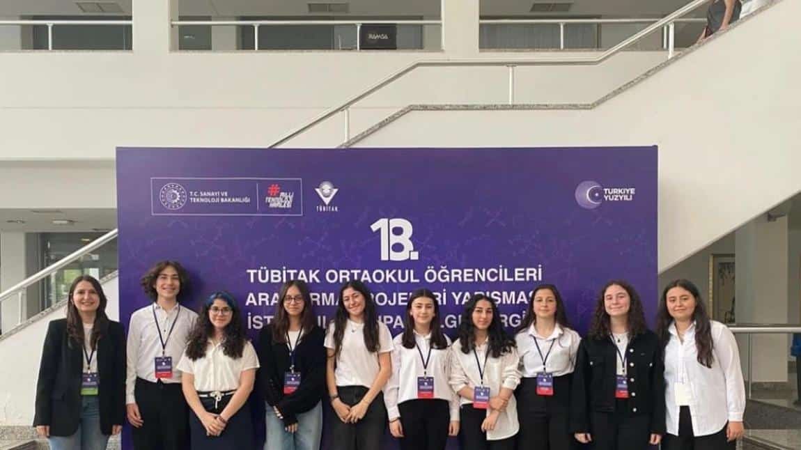 Bu yıl 18. düzenlenen TÜBİTAK Ortaokul Öğrencileri Araştırma Projeleri İstanbul Avrupa Bölge Yarışması ve Bölge Sergisi